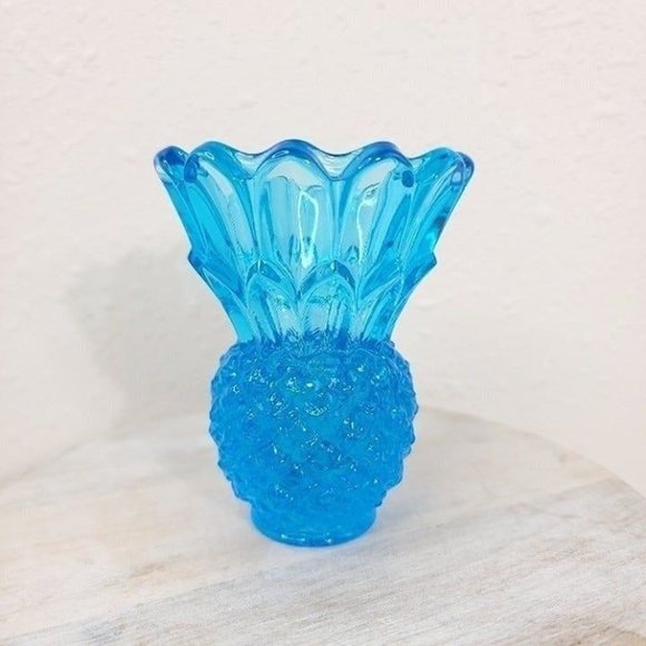 Indiana Glass Accents Vintage Tiara Indiana Glass Pineapple Candle